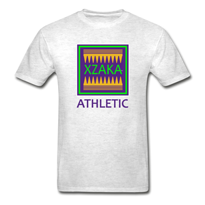 XZAKA - Hanes Adult Tagless T-Shirt - Athletic 112 - light heather gray