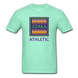 XZAKA - Hanes Adult Tagless T-Shirt - Athletic 112 - deep mint