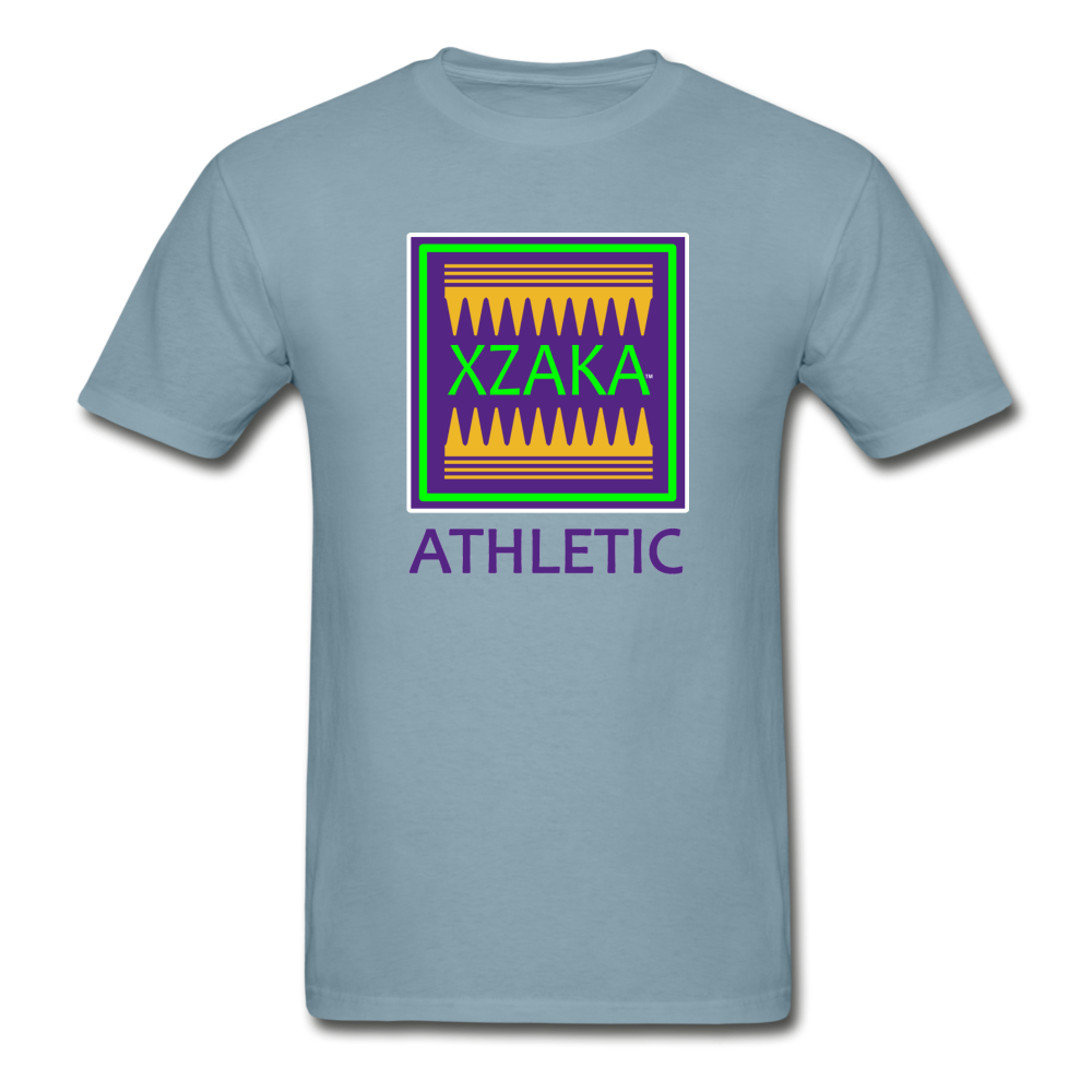 XZAKA - Hanes Adult Tagless T-Shirt - Athletic 112 - stonewash blue