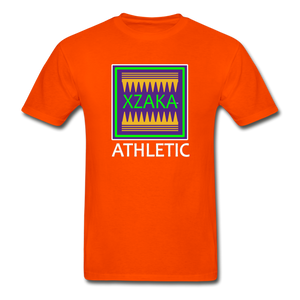 XZAKA - Hanes Adult Tagless T-Shirt - Athletic 112 - orange