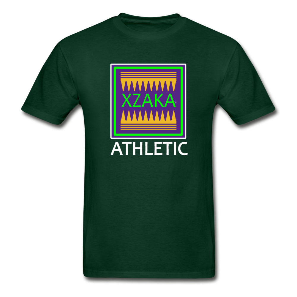XZAKA - Hanes Adult Tagless T-Shirt - Athletic 112 - forest green