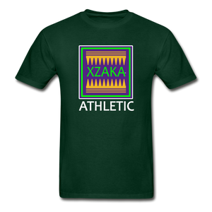XZAKA - Hanes Adult Tagless T-Shirt - Athletic 112 - forest green