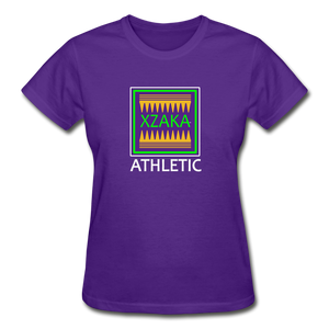 XZAKA - Gildan Ultra Cotton Ladies T-Shirt - Athletic 112W-BK - purple