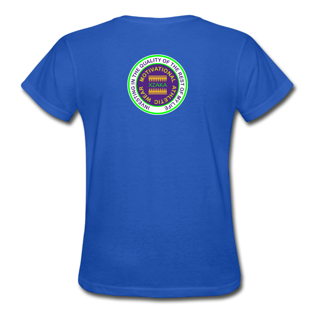 XZAKA - Gildan Ultra Cotton Ladies T-Shirt - Athletic 112W-BK - royal blue