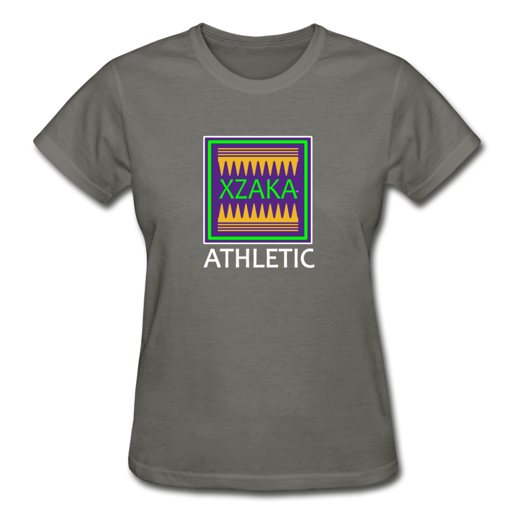 XZAKA - Gildan Ultra Cotton Ladies T-Shirt - Athletic 112W-BK - charcoal