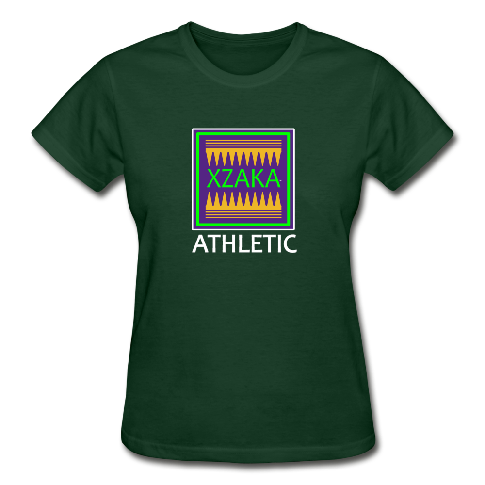 XZAKA - Gildan Ultra Cotton Ladies T-Shirt - Athletic 112W-BK - forest green