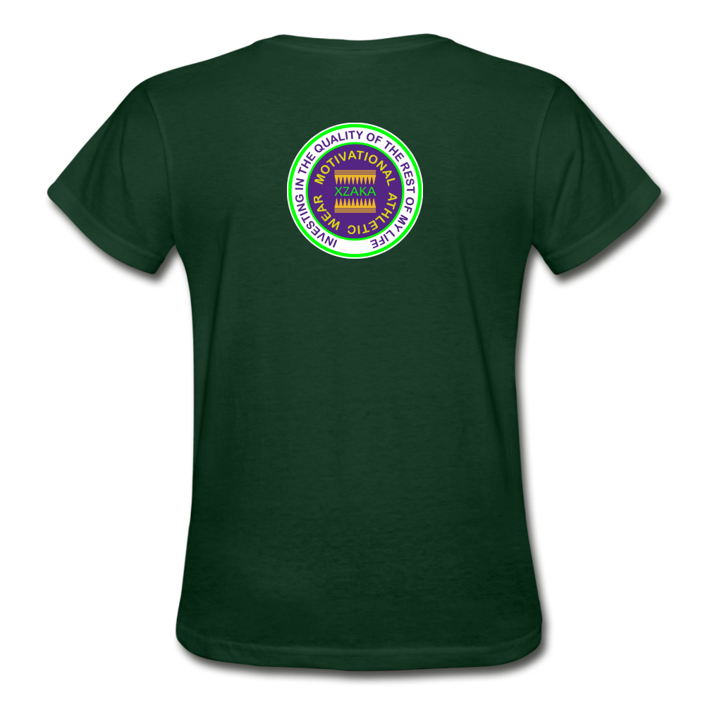 XZAKA - Gildan Ultra Cotton Ladies T-Shirt - Athletic 112W-BK - forest green