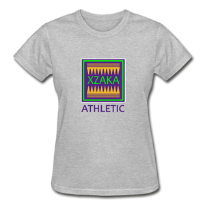 XZAKA - Gildan Ultra Cotton Ladies T-Shirt - Athletic 112W - heather gray