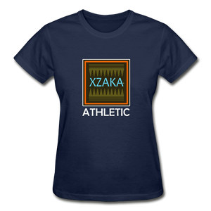 XZAKA - Gildan Ultra Cotton Ladies T-Shirt - Athletic 103W-BK - navy