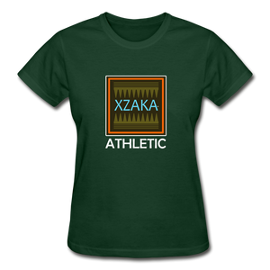 XZAKA - Gildan Ultra Cotton Ladies T-Shirt - Athletic 103W-BK - forest green
