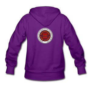 XZAKA - Women's Hoodie - Athletic - BK - purple