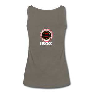 XZAKA - Women’s Premium Tank Top -iBOX - BK - asphalt gray