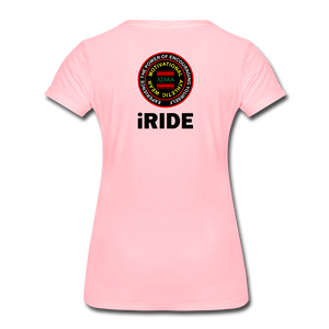 XZAKA - Women’s Premium T-Shirt - iRIDE-WH - pink