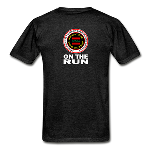 XZAKA - Hanes Adult Tagless T-Shirt - On The Run - charcoal gray