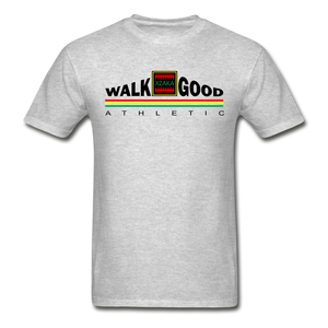 XZAKA - Hanes Adult Tagless T-Shirt -Walk Good - EVP - heather gray