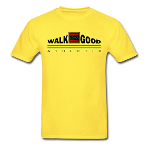 XZAKA - Hanes Adult Tagless T-Shirt -Walk Good - EVP - yellow