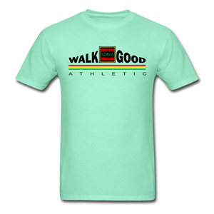 XZAKA - Hanes Adult Tagless T-Shirt -Walk Good - EVP - deep mint