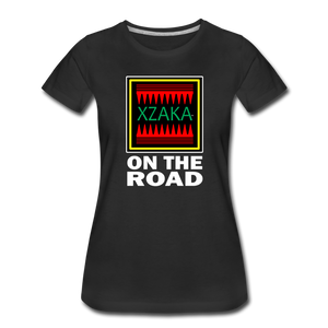 XZAKA - Women’s Premium T-Shirt - On The Road - BK - black
