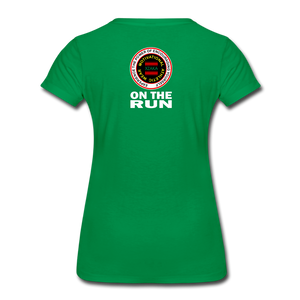 XZAKA - Women’s Premium T-Shirt - On The Road - BK - kelly green