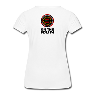XZAKA - Women’s Premium T-Shirt - On The Run - white