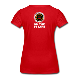 XZAKA - Women’s Premium T-Shirt - On The Run - BK - red