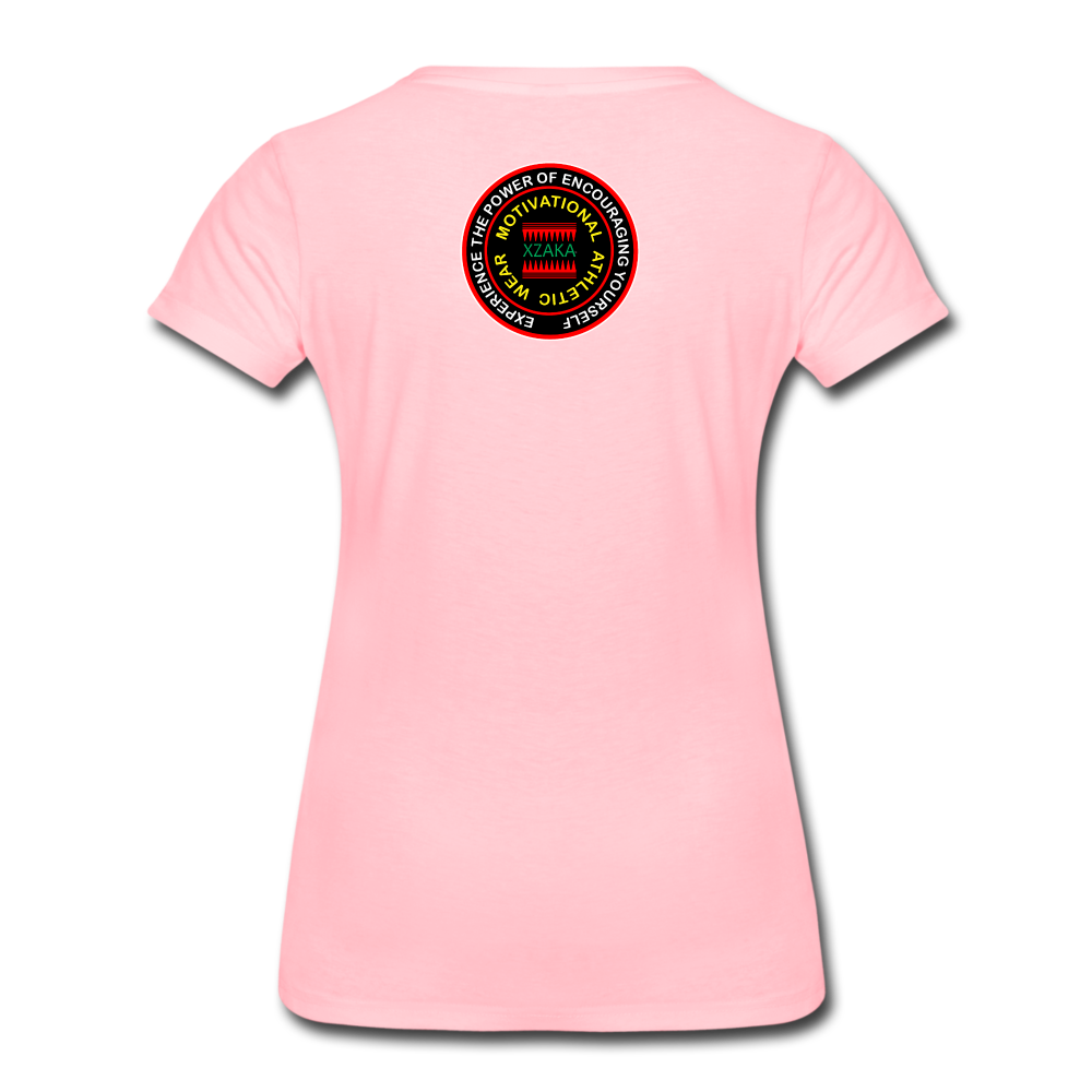XZAKA - Women’s Premium T-Shirt 4SQ - iRUN -2 - pink