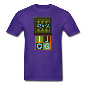 XZAKA - Hanes Adult Tagless T-Shirt - iJOG - purple