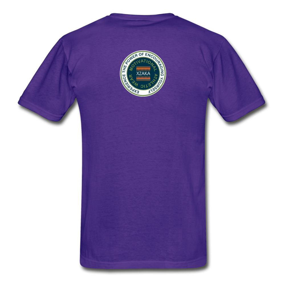 XZAKA - Hanes Adult Tagless T-Shirt - iJOG - purple