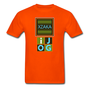 XZAKA - Hanes Adult Tagless T-Shirt - iJOG - orange