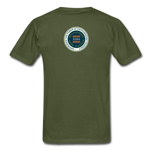 XZAKA - Hanes Adult Tagless T-Shirt - iJOG - military green