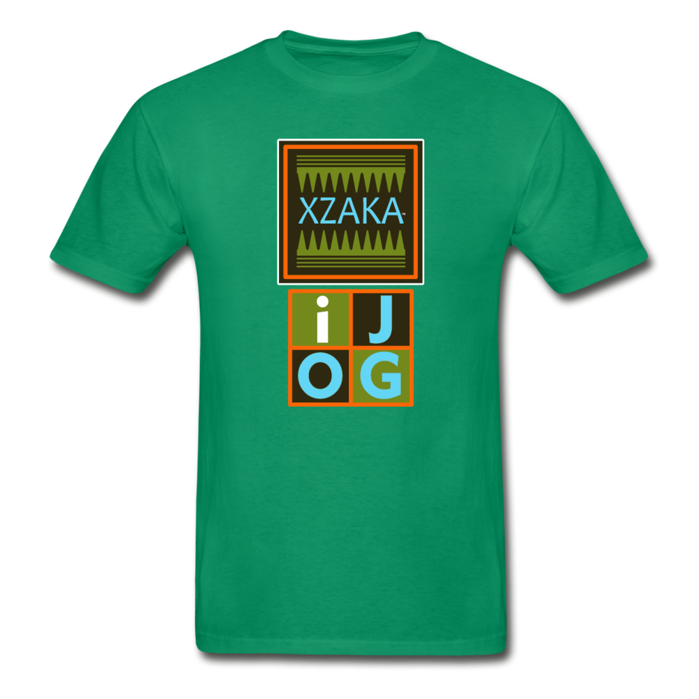 XZAKA - Hanes Adult Tagless T-Shirt -iJOG - kelly green
