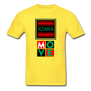 XZAKA - Hanes Adult Tagless T-Shirt - MOVE-1010 - yellow