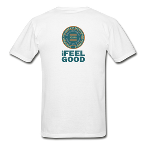 XZAKA - Men - Hanes Tagless T-Shirt - iFeelGood - white