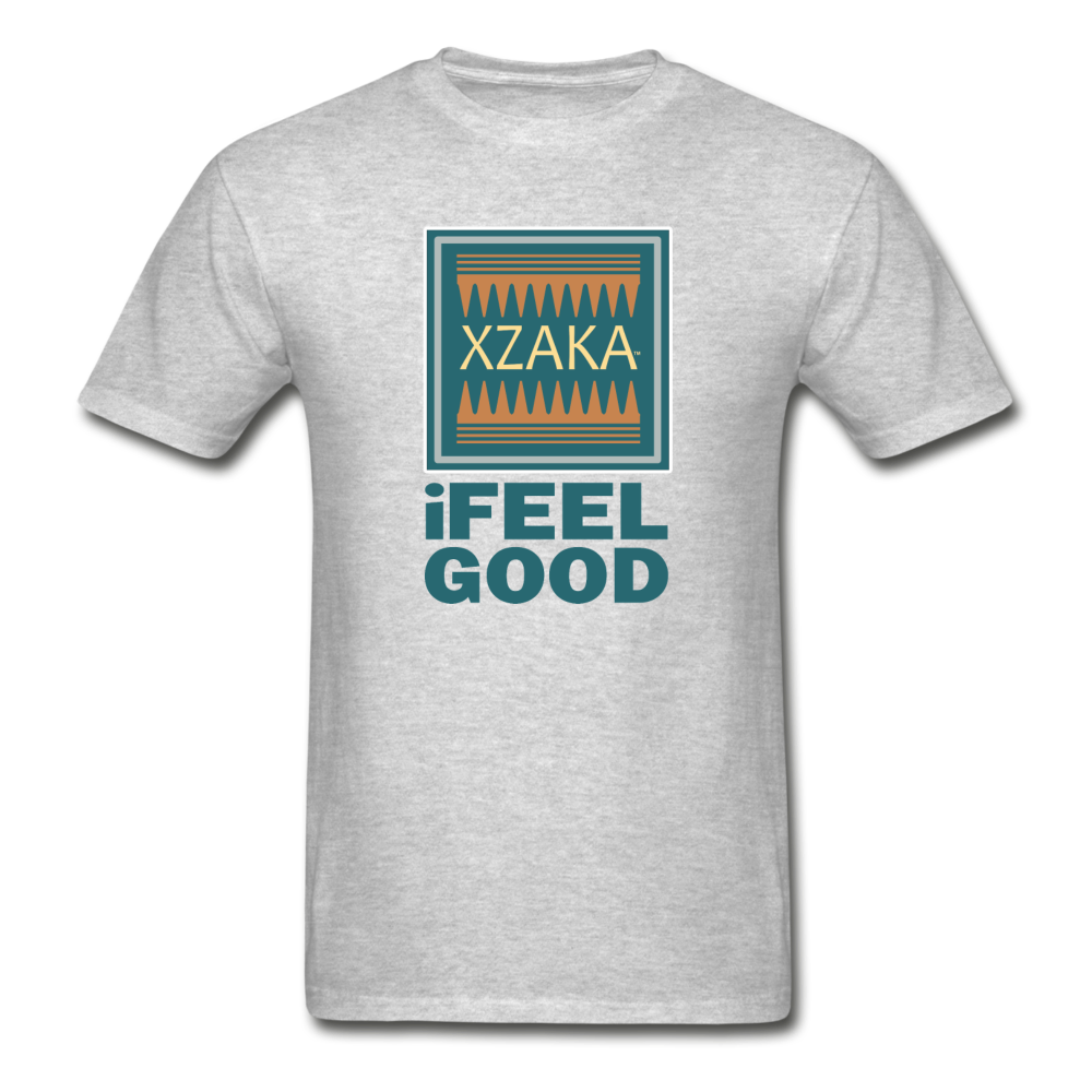 XZAKA - Men - Hanes Tagless T-Shirt - iFeelGood - heather gray