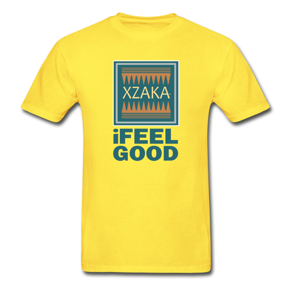 XZAKA - Men - Hanes Tagless T-Shirt - iFeelGood - yellow