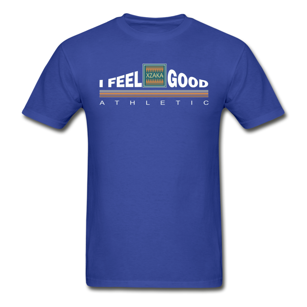 XZAKA - Men - Hanes Tagless T-Shirt - iFeelGood-BK-EVP - royal blue