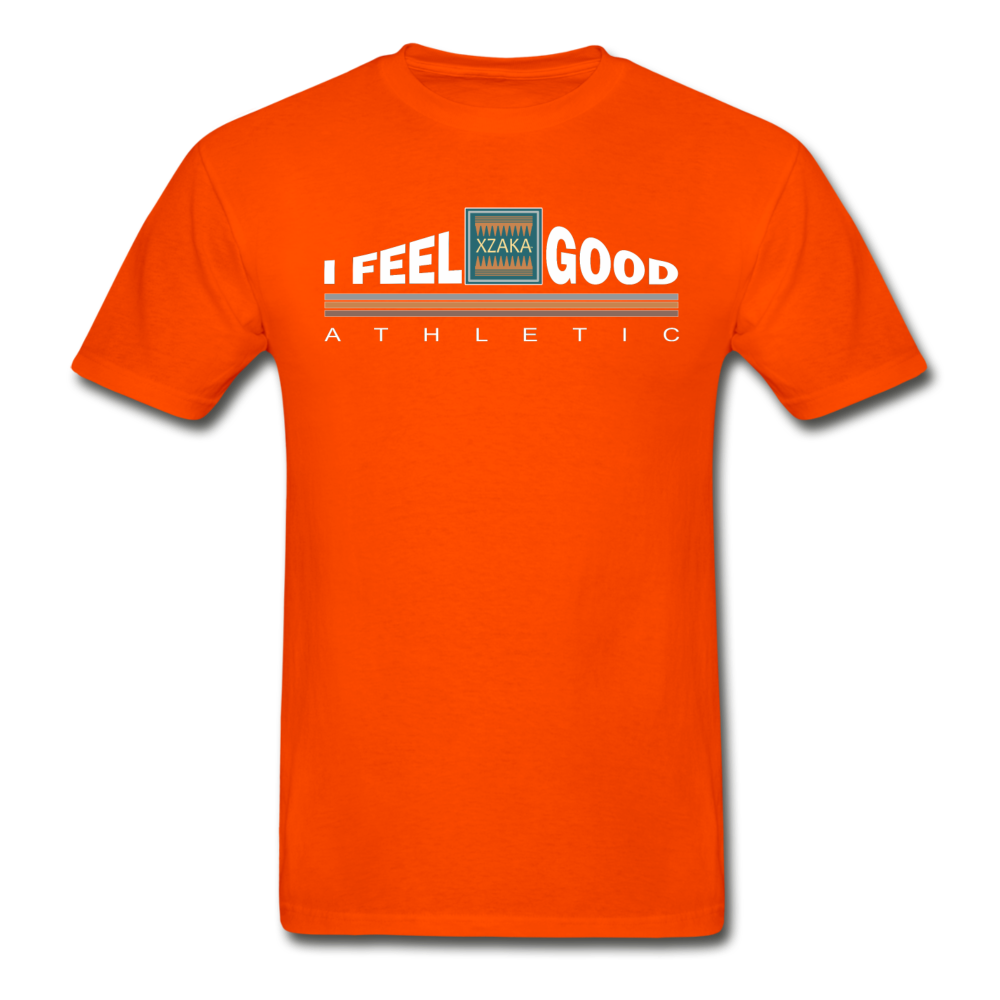XZAKA - Men - Hanes Tagless T-Shirt - iFeelGood-BK-EVP - orange