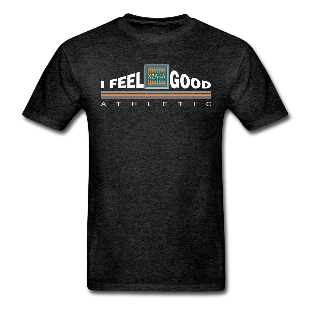 XZAKA - Men - Hanes Tagless T-Shirt - iFeelGood-BK-EVP - charcoal gray