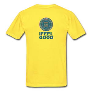 XZAKA - Men - Hanes Tagless T-Shirt - iFeelGood-EVP - yellow