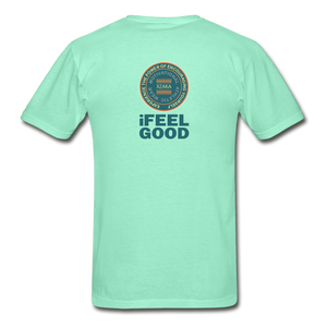XZAKA - Men - Hanes Tagless T-Shirt - iFeelGood-EVP - deep mint