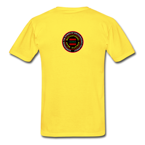 XZAKA Men "RUN"  T-Shirt -WH-Haynes Tagless - yellow