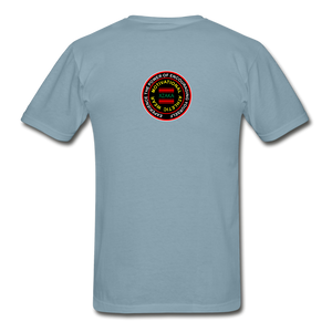 XZAKA Men "RUN"  T-Shirt -WH-Haynes Tagless - stonewash blue