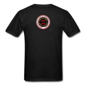 XZAKA Men "RUN" T-Shirt - Hanes Tagless - BK - black