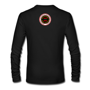 XZAKA - Men "RUN" Long Sleeve T-Shirt - Next Level-GRN - black