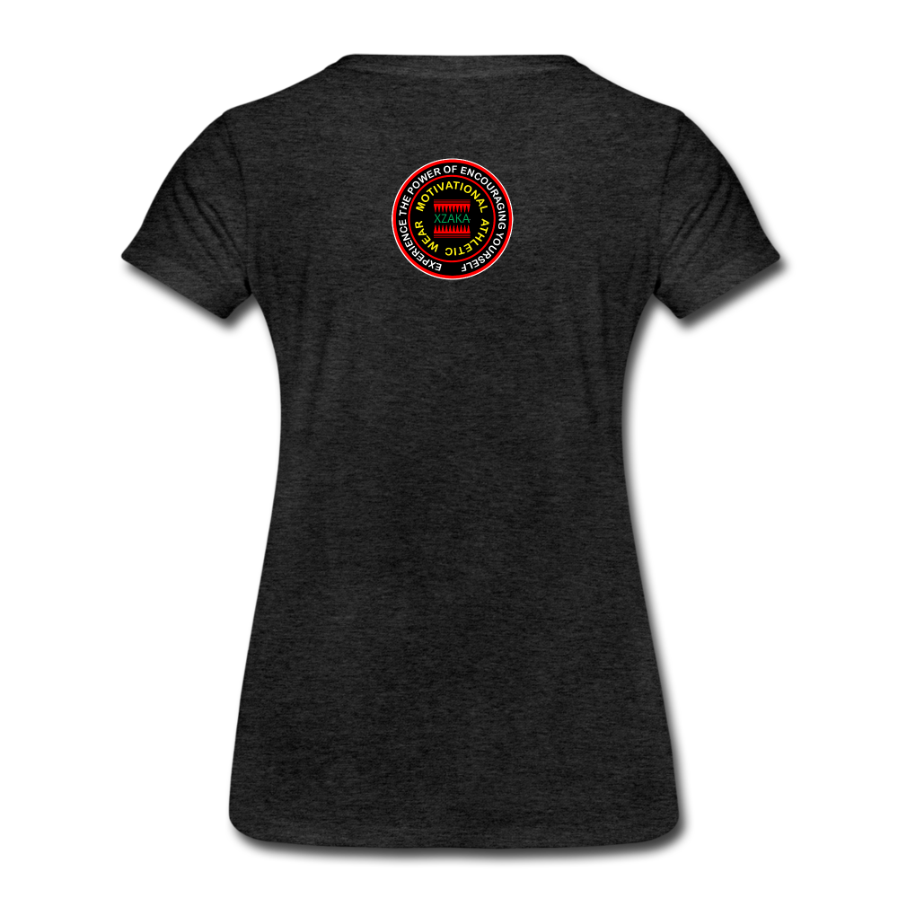 XZAKA Women "Do Your Thing"  T-Shirt - WH - charcoal gray