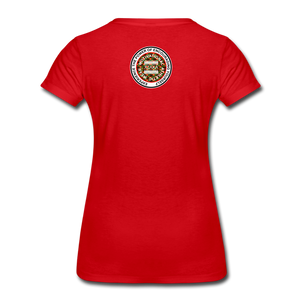XZAKA Women "Love2Run" T-Shirt - BK-PAT - red