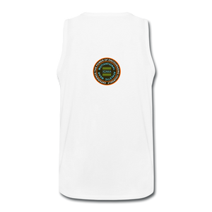 XZAKA Men "Basketball" Premium Tank Top - white