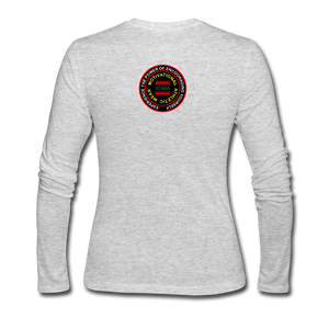 XZAKA - Women "Impossible Visible" Long Sleeve T-Shirt - KG WH - gray
