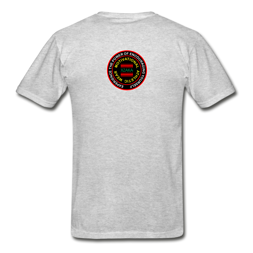 XZAKA - Men "Success Trains" T-Shirt - KG WH - heather gray
