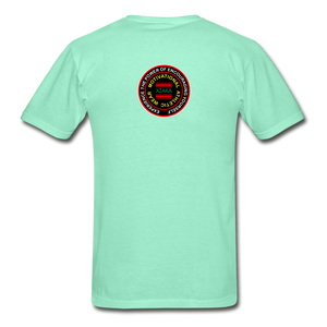 XZAKA - Men "Success Trains" T-Shirt - KG WH - deep mint
